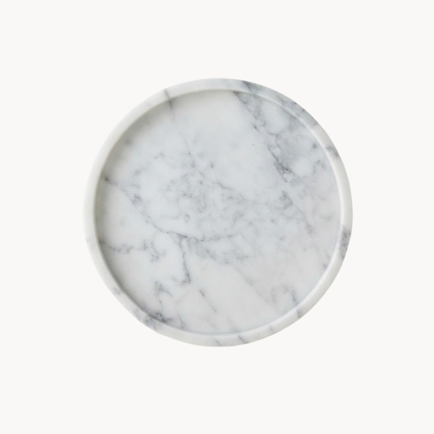 Round Marble Tray
