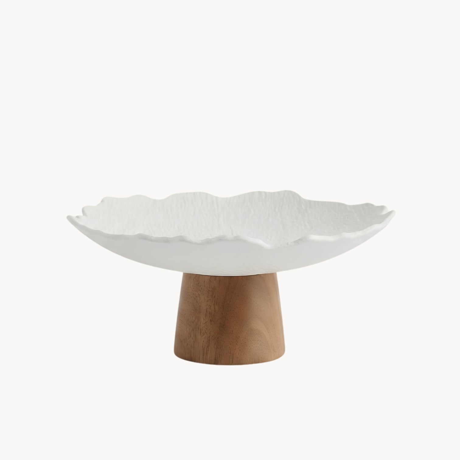 Ceramic Fruit and Cake Presentation Tray with Pedestal