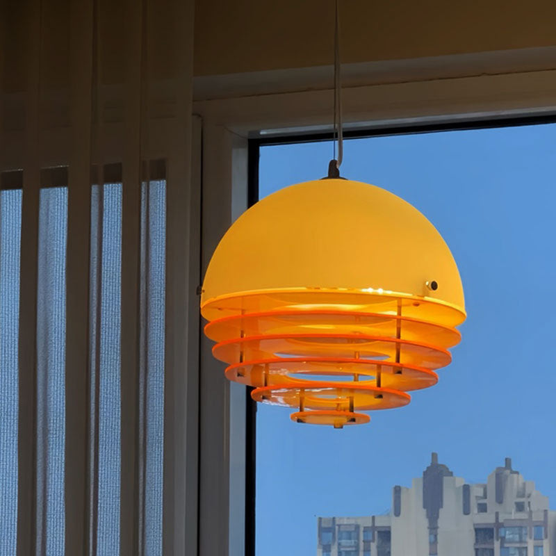 Bauhaus Sonnenuntergangs-Atmosphäre Nachtisch Pendelleuchte