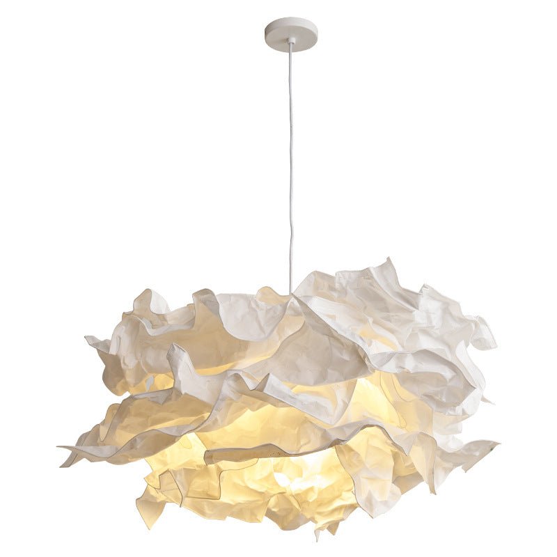 Japanisch inspirierte Reispapier Pendelleuchte im Wolken-Design