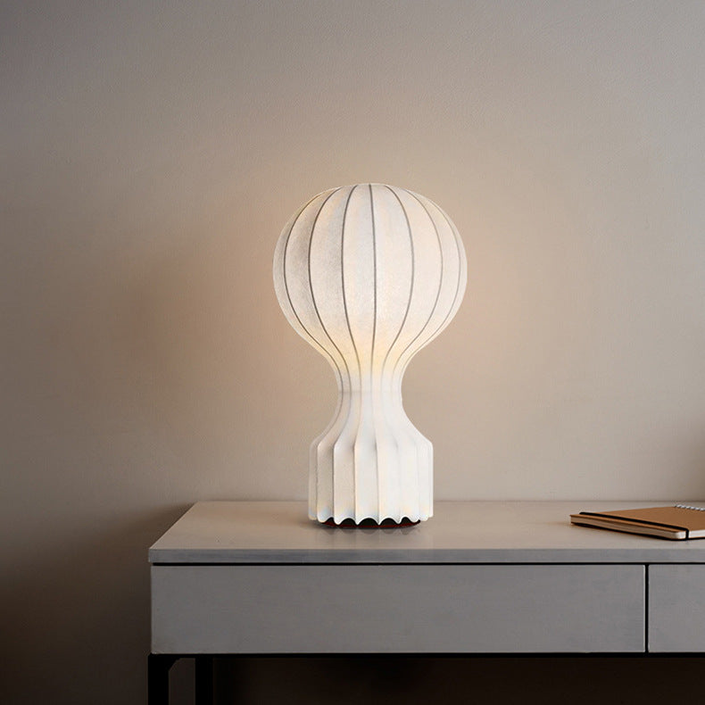 Wabi-Sabi Mushroom-Design Fabric Table Lamp