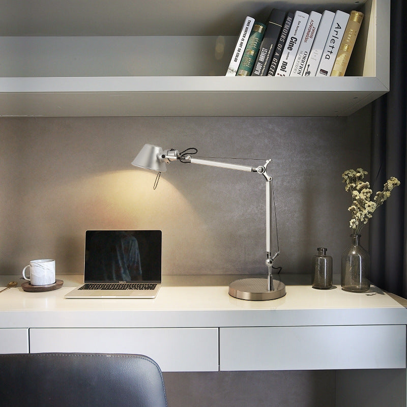Modern Foldable Desk Lamp with Long Arm