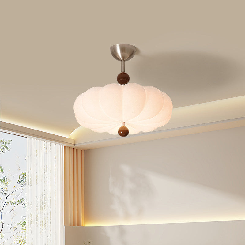 Vintage Bauhaus Modern Cream Ceiling Light
