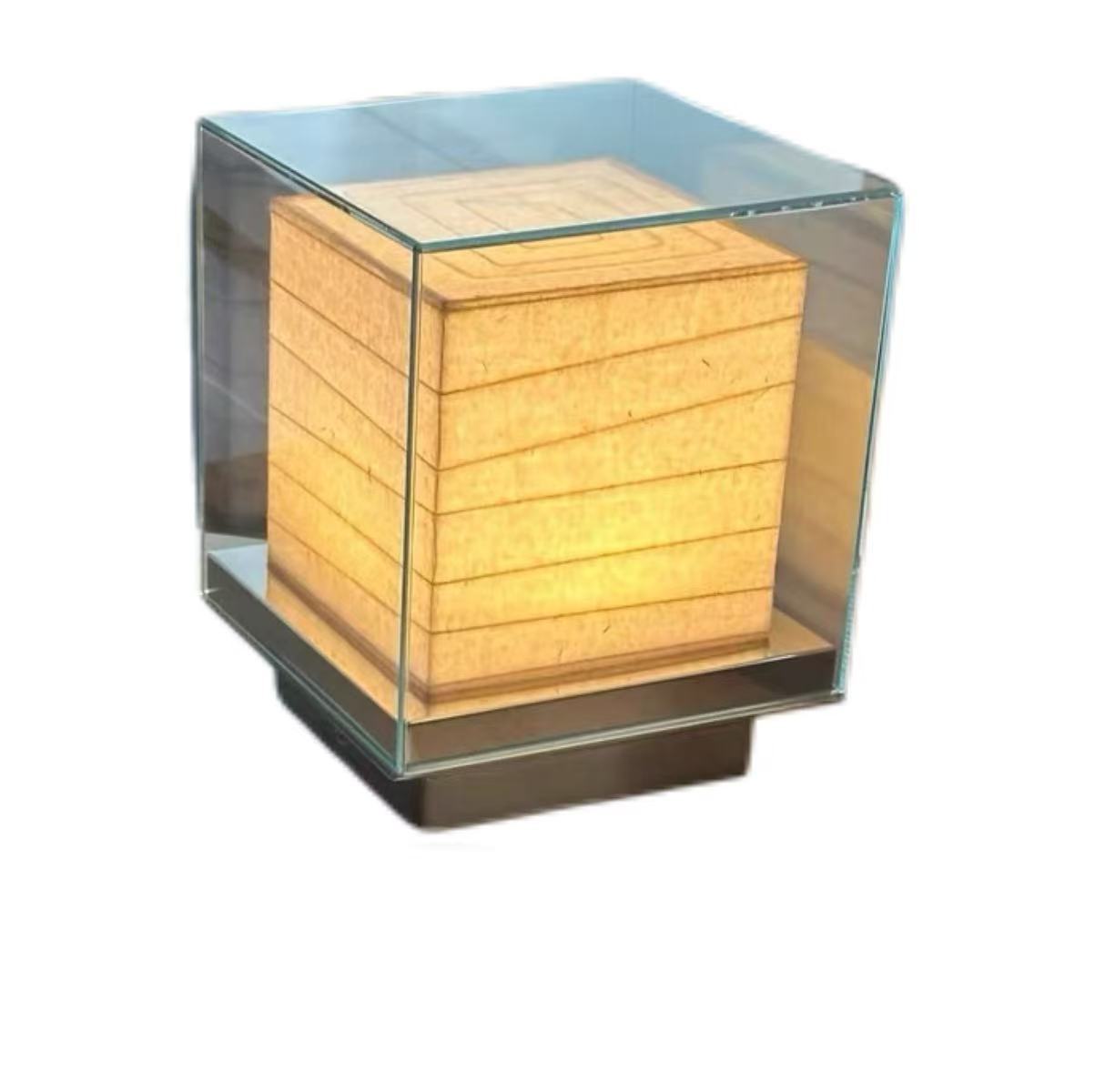 Square Paper Wireless Decorative Table Lamp