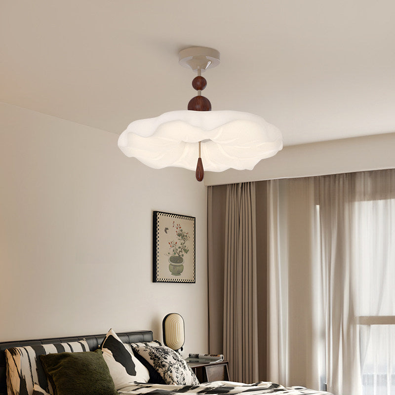 Vintage Cream Cloud-Shaped Bedroom Ceiling Light