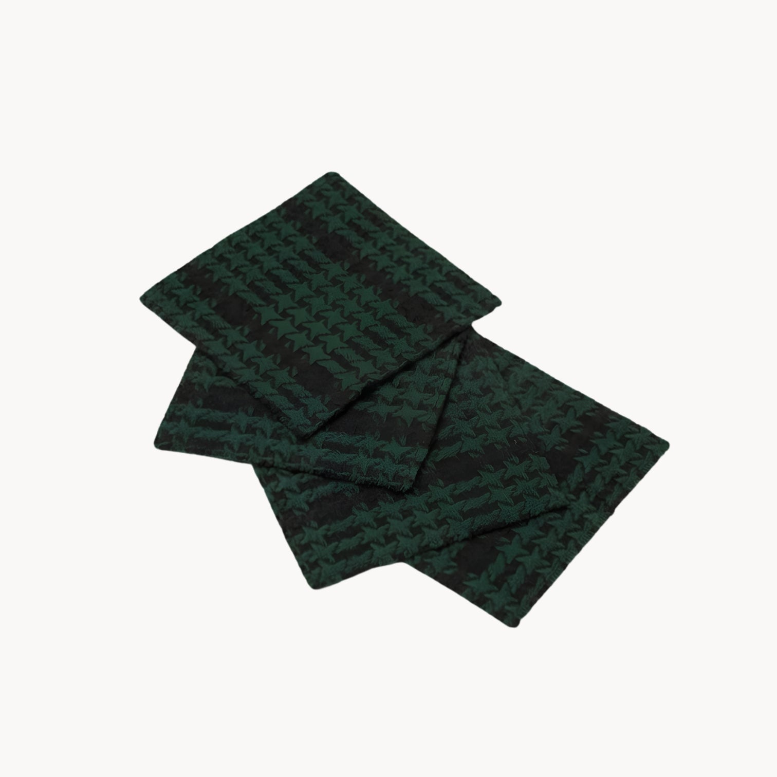 Handwoven Cotton Coaster in Vintage Style