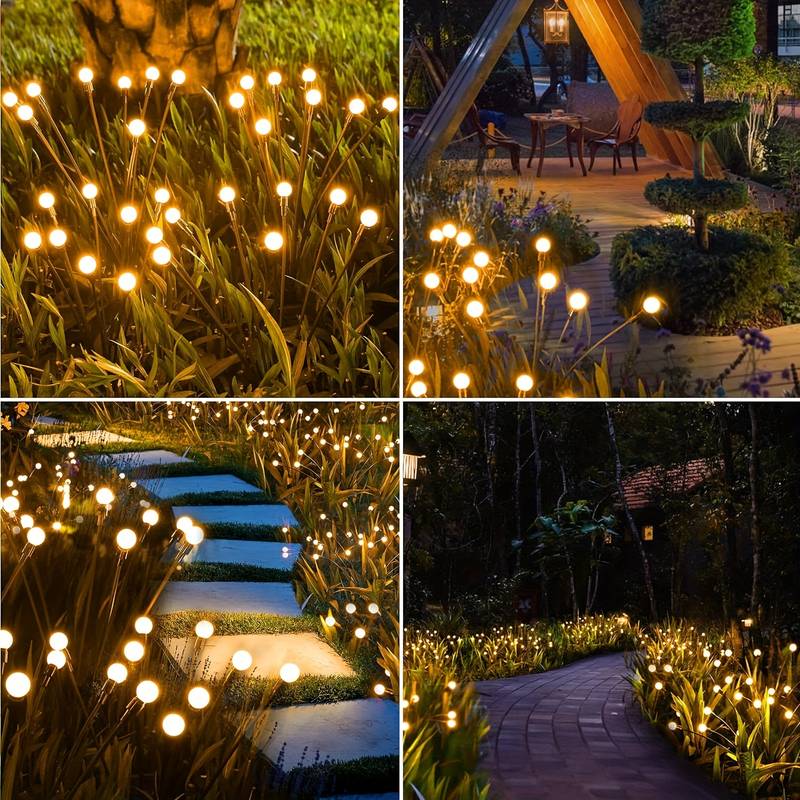 Wireless Solar Firefly Lights – Auto Lighting, Eco-Friendly, IP65 Waterproof