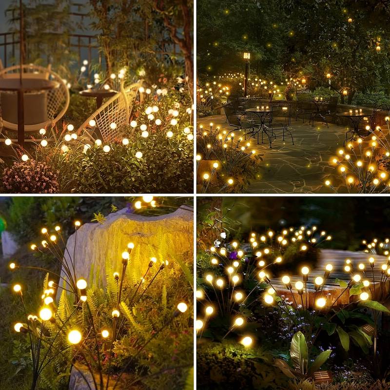 Wireless Solar Firefly Lights – Auto Lighting, Eco-Friendly, IP65 Waterproof