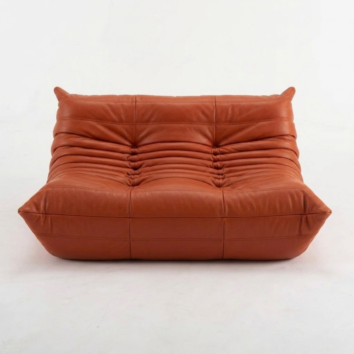Lunensa Ripple 2-Seater Sofa Fabric – Designer Sofa, Low Seat, for Living Room