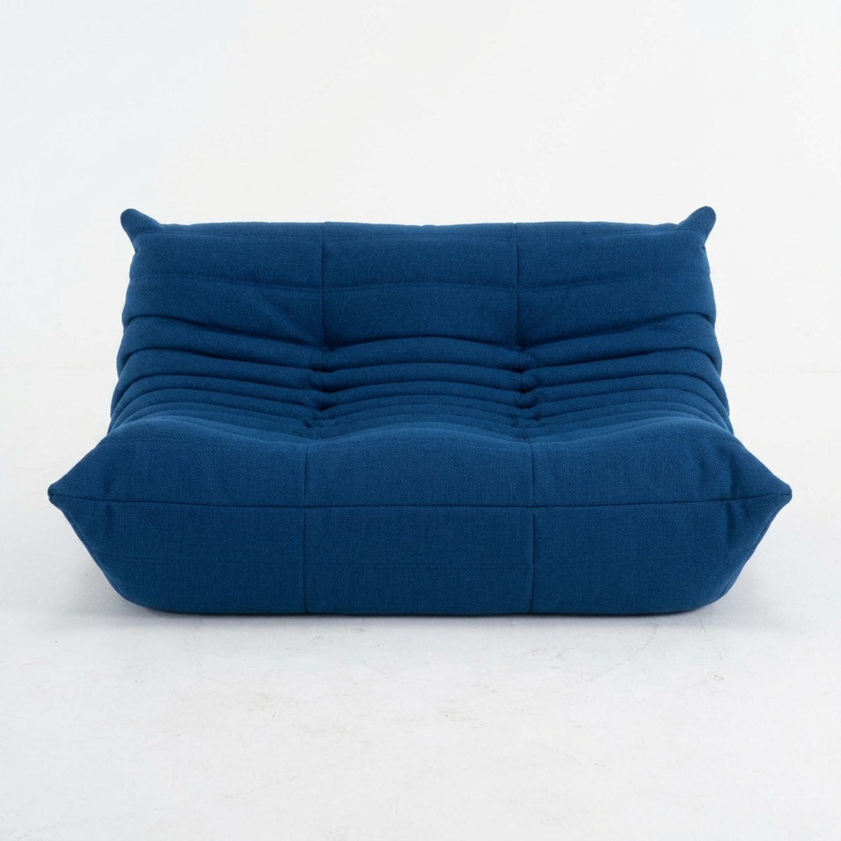 Lunensa Ripple 2-Seater Sofa Fabric – Designer Sofa, Low Seat, for Living Room