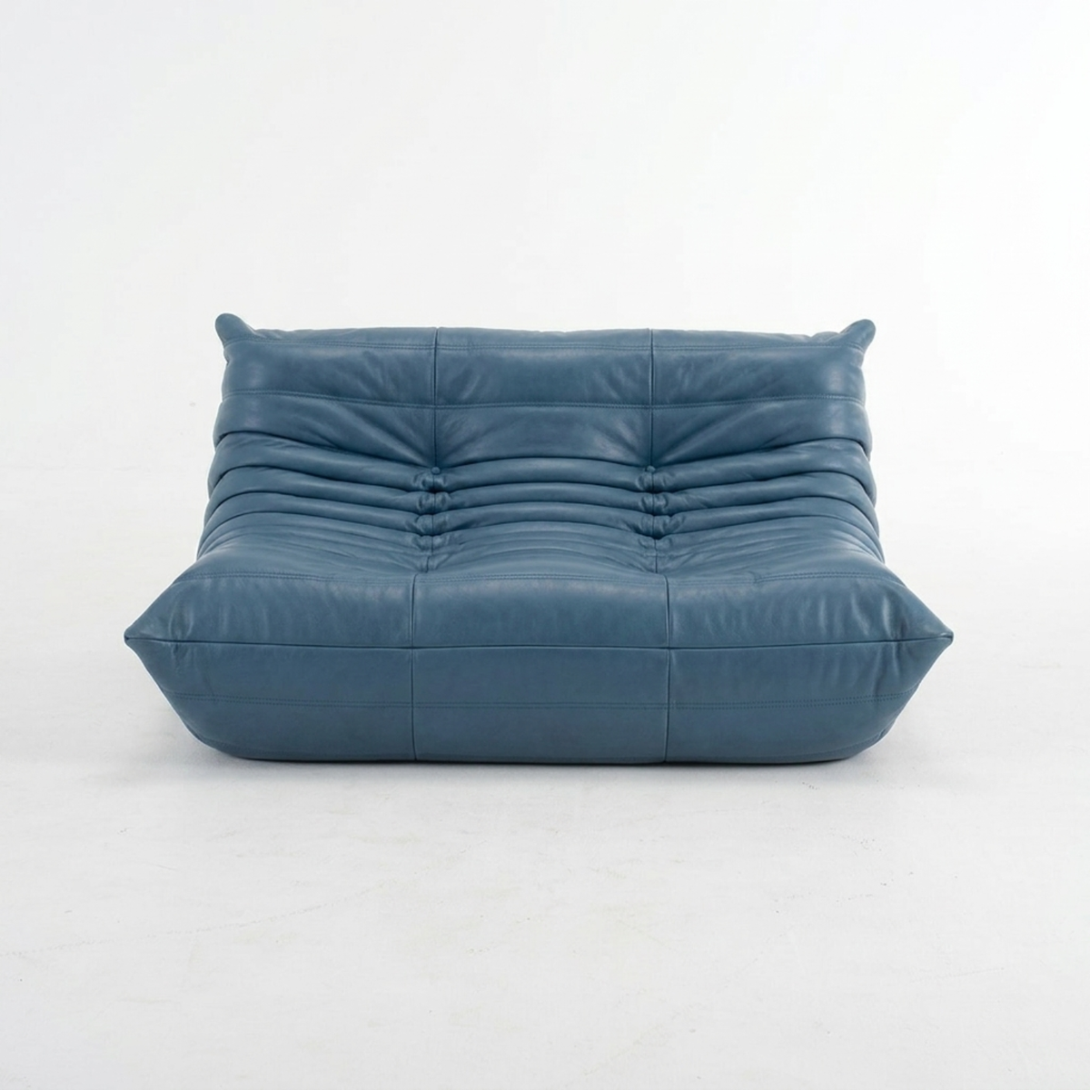 Lunensa Ripple 2-Seater Sofa Fabric – Designer Sofa, Low Seat, for Living Room