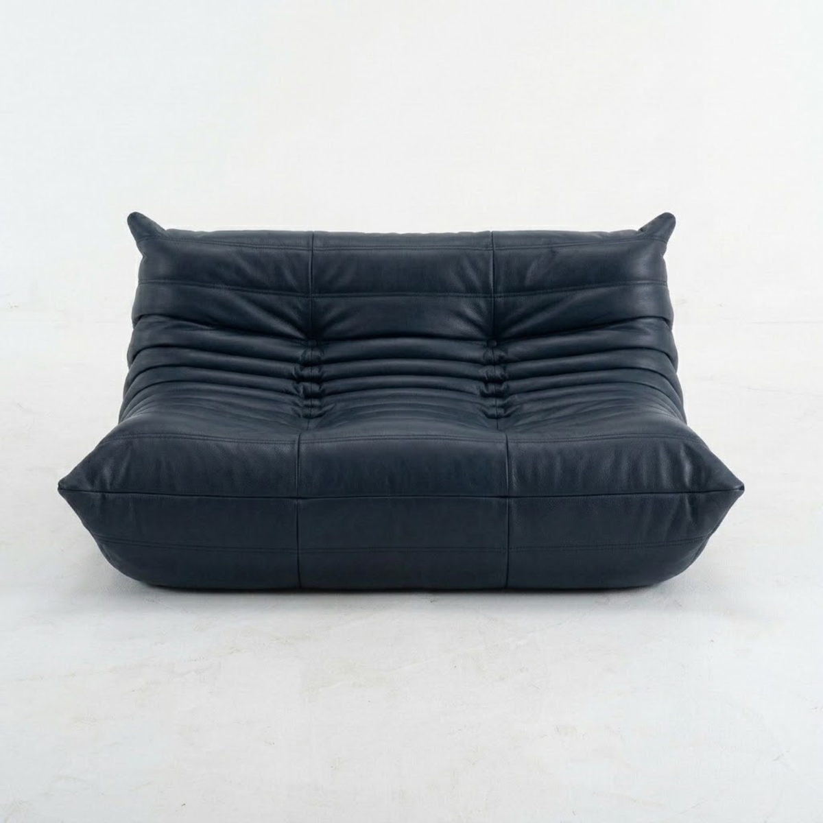Lunensa Ripple 2-Seater Sofa Fabric – Designer Sofa, Low Seat, for Living Room