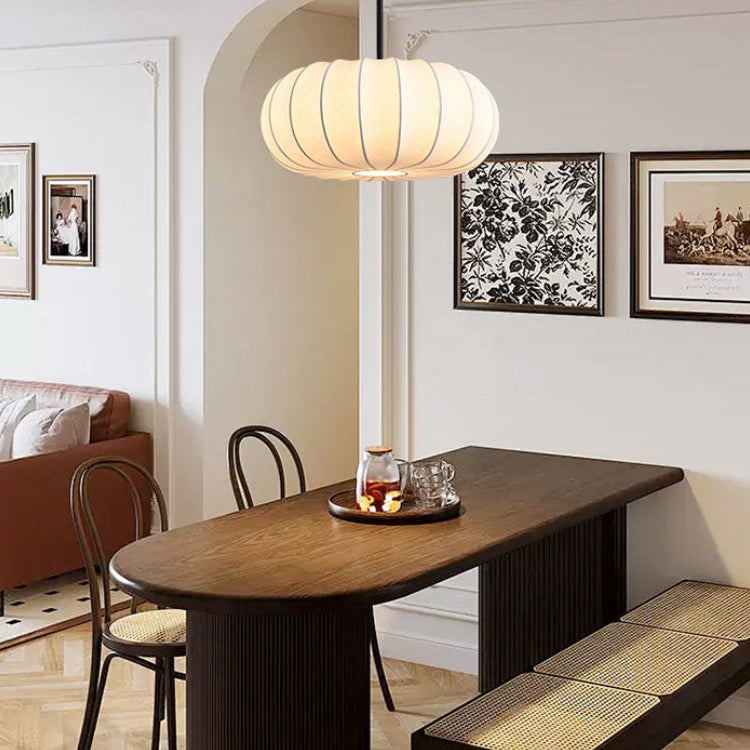 Moderne Stoff Pendelleuchte – Elegante Hängelampe mit sanftem Licht