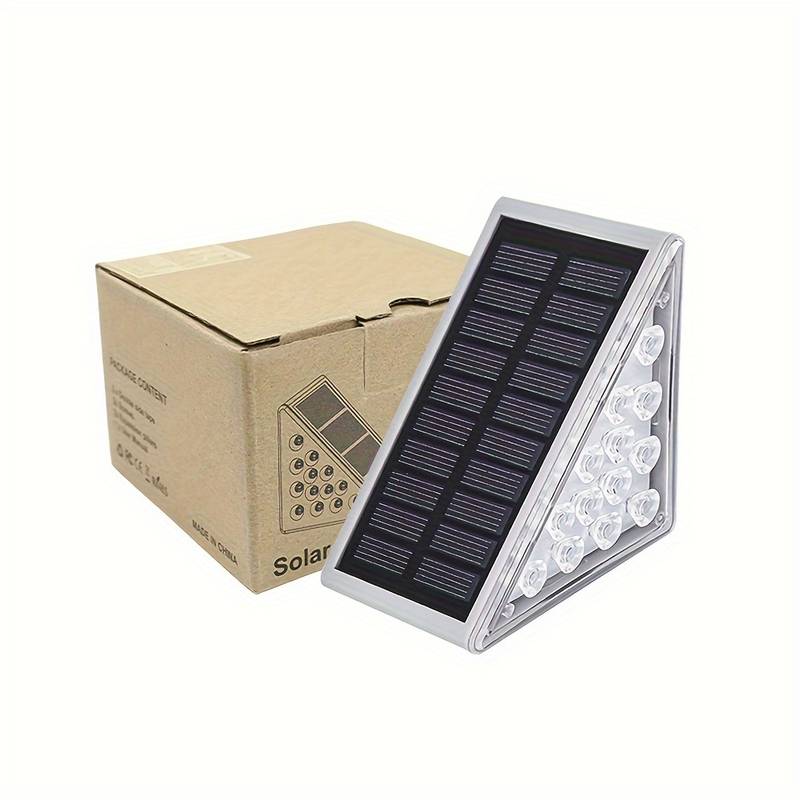 Draadloos Solar Traplicht - Automatisch Aan/Uit, IP65 Waterdicht, 10 Uur Werktijd, Milieuvriendelijk