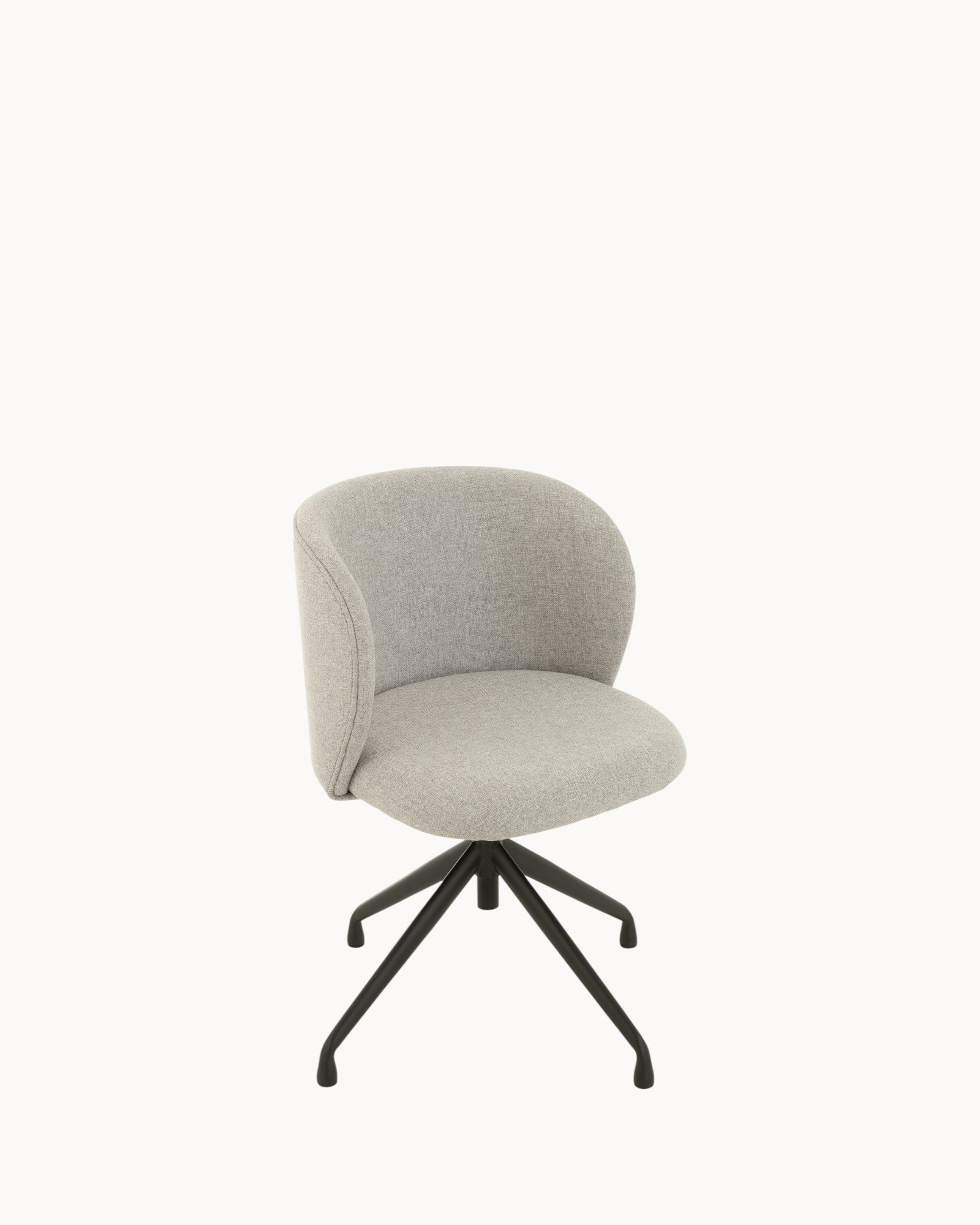 J-Line - Wooden Chair - Grey Linen - 52 cm Seat Height