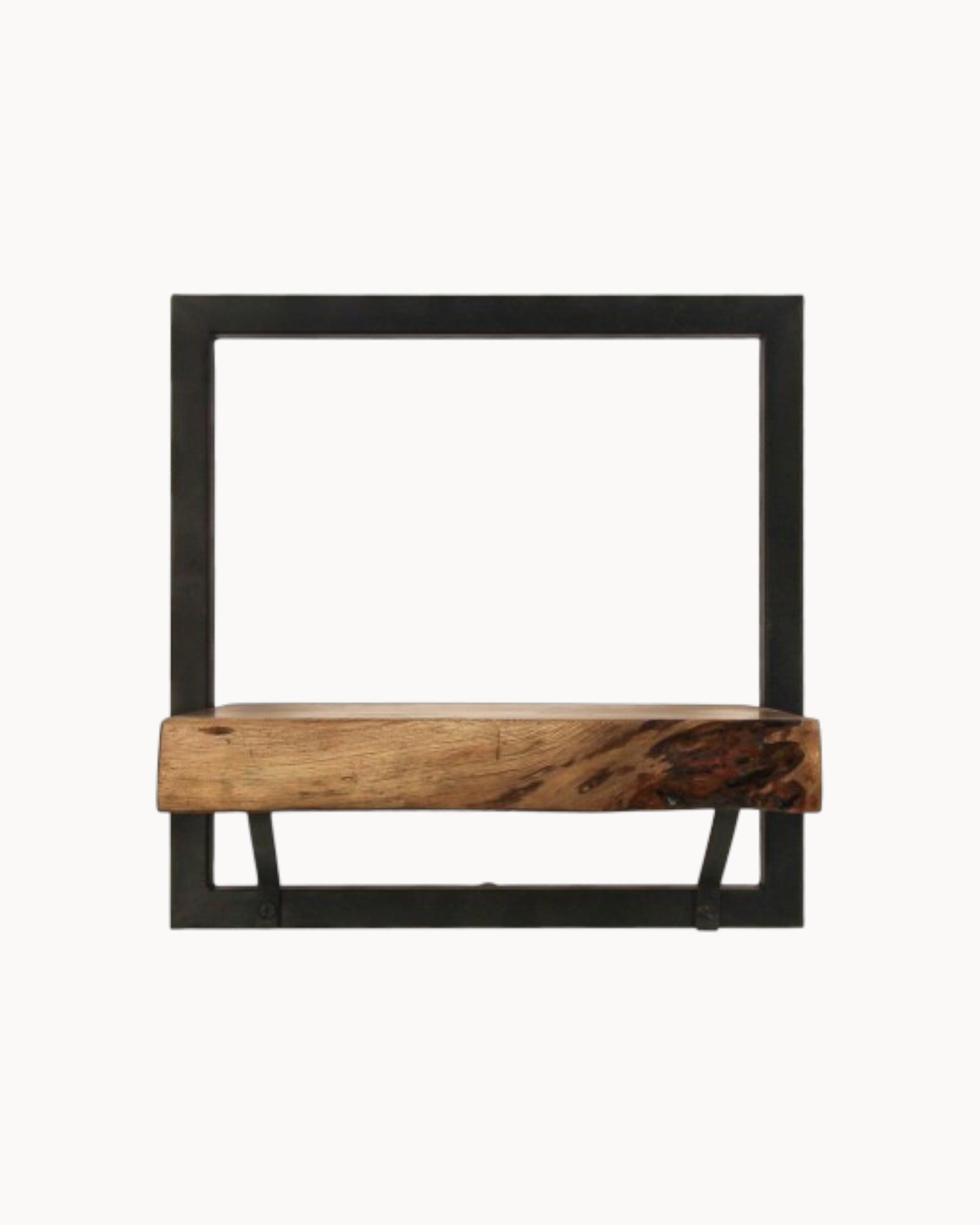 Levels Wall Shelf - Acacia Wood & Metal - 3 levels - Natural/Black