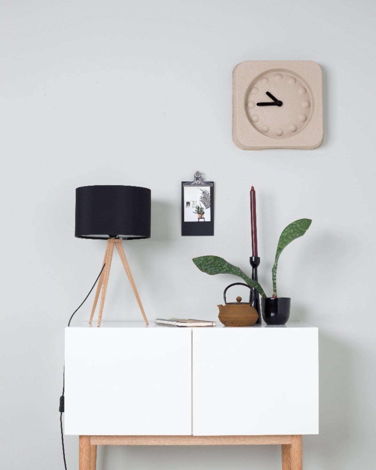 Moderne Tischleuchte Tree Schwarz - 29/29/50 cm - E27 LED Nachtlicht