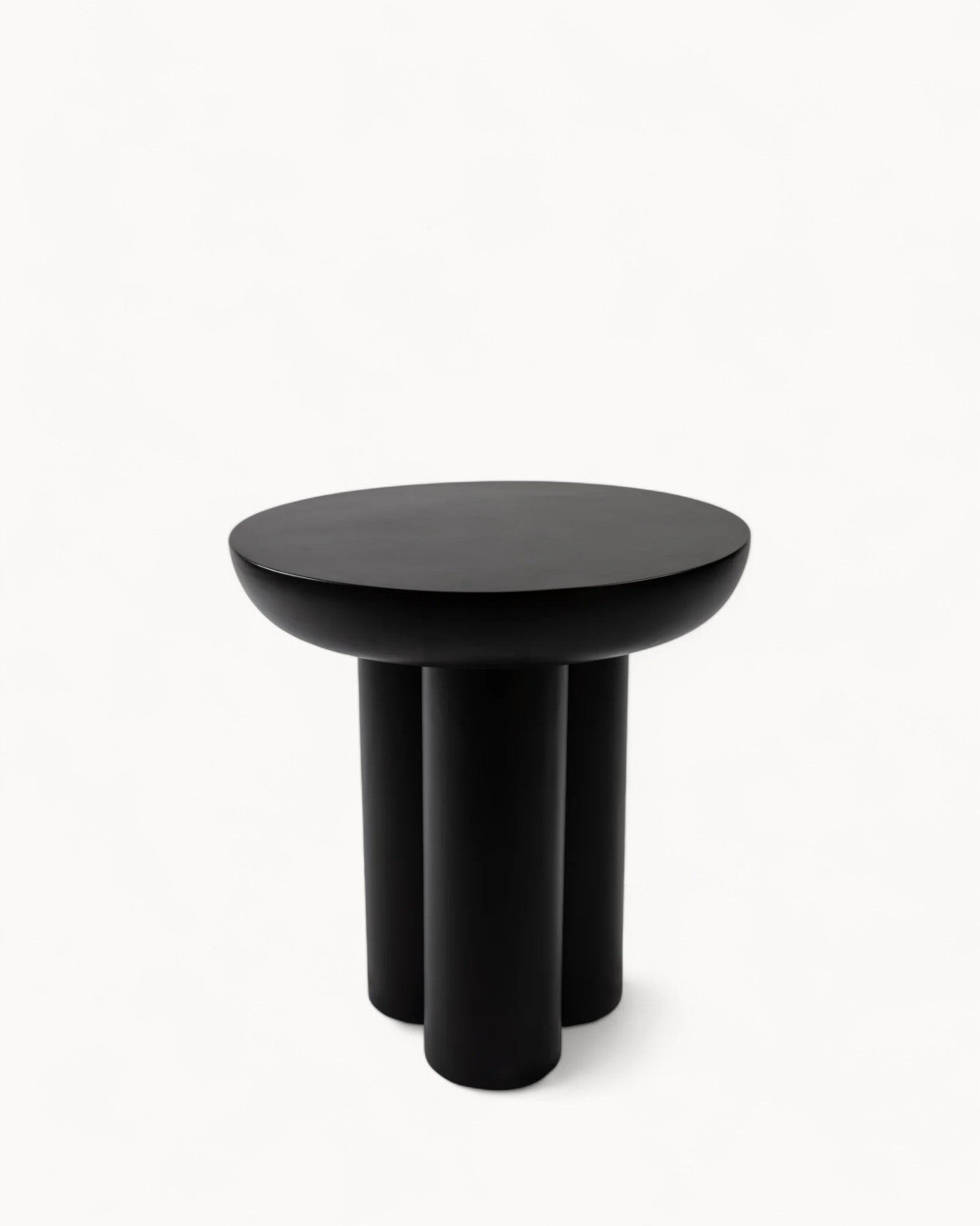 J-Line Side Table Trio - Mango Wood Black - 50x50 cm, 60 cm High