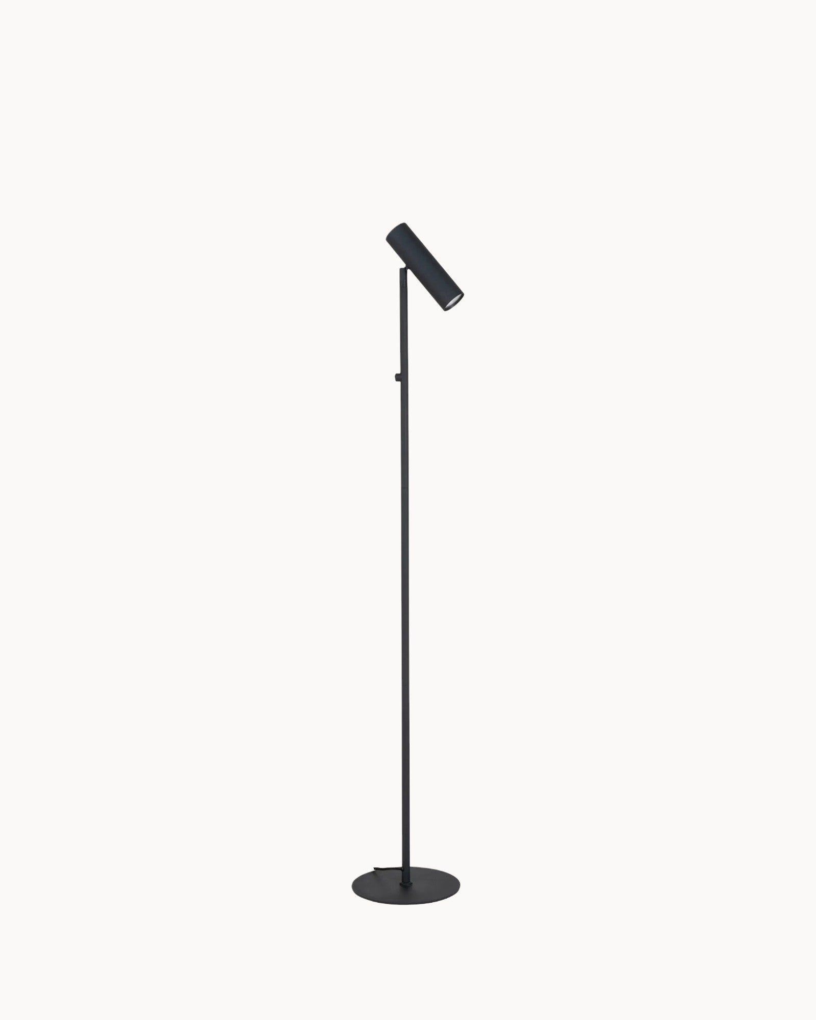 Floor Lamp Paris - Black, Steel, 150 cm, Modern Design