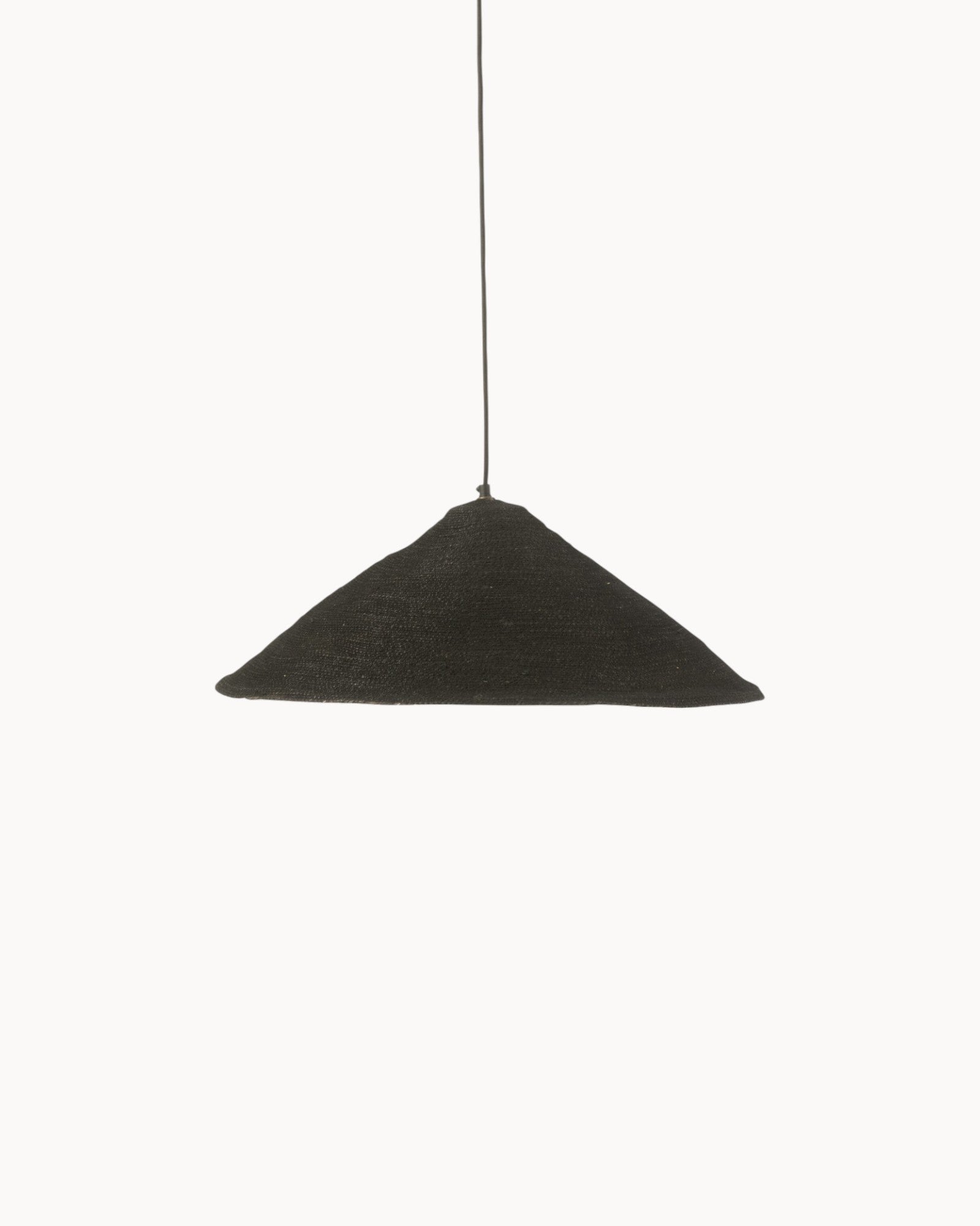 J-Line - Hanging Lamp Made of Moonj Grass - Black - 60 cm - Naturdesign
