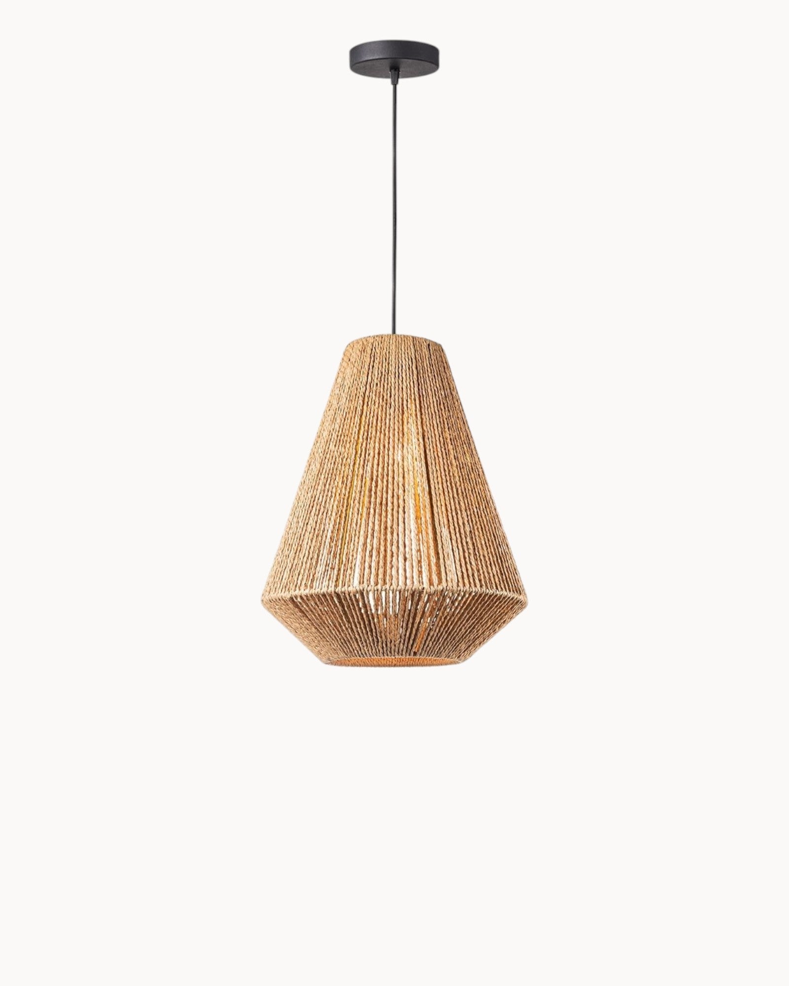 Home Sweet Home - Hängelampe Vela aus Holz, 33x33x146cm