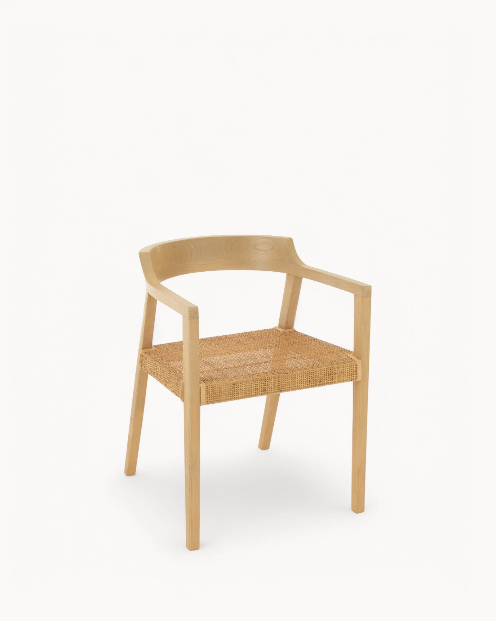 J-Line - Emma Dining Chair - Teak Natural - 55x55x71 cm
