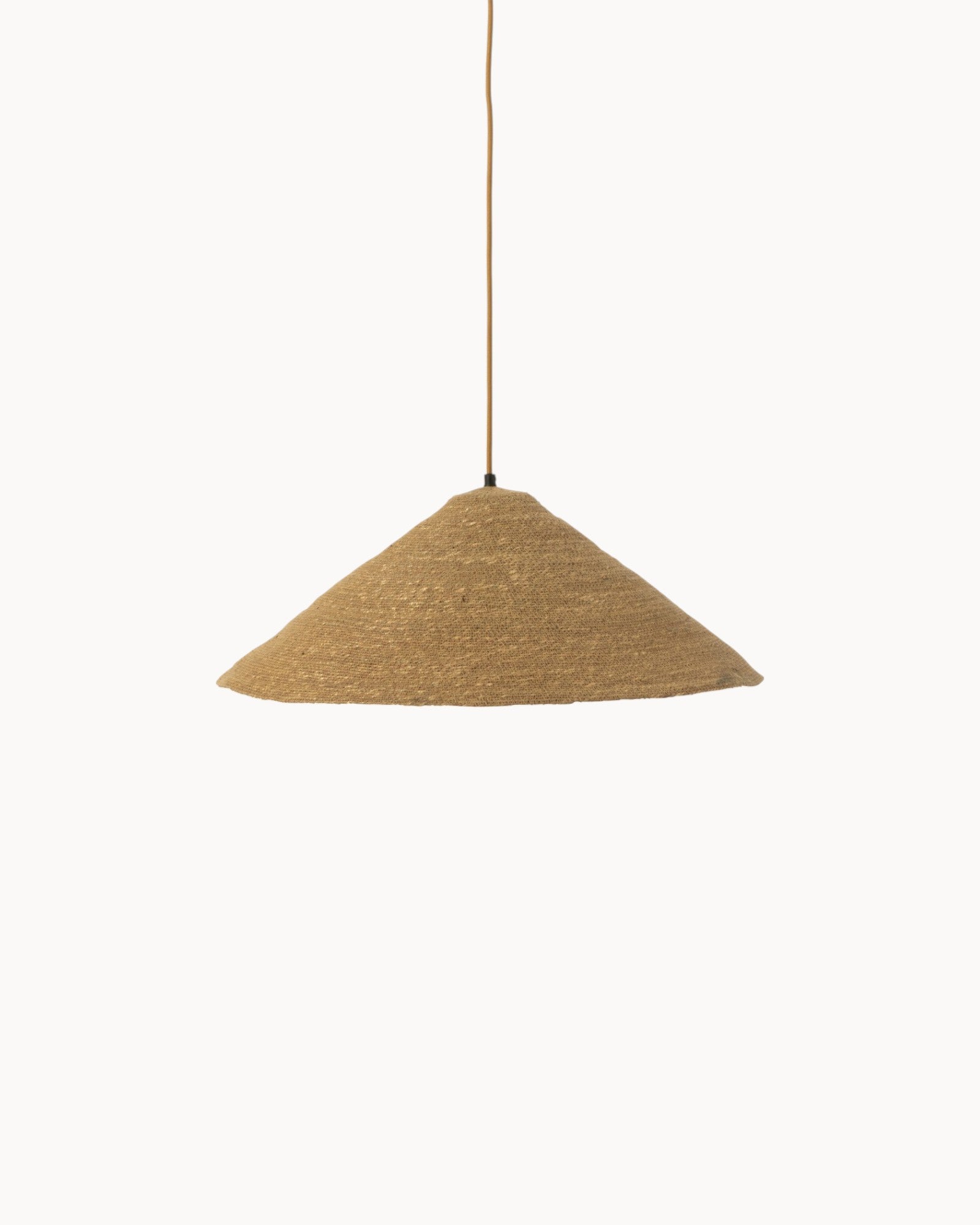 Hanging Lamp – Natural Moonj Grass – Small Rattan Shade – 60cm – Indoor Lighting