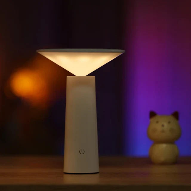 LED Tafellamp | Dimbaar, 360° Draaibaar, 2000 mAh Batterij | Modern Design