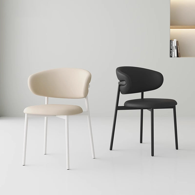 Minimalistischer Premium Esszimmerstuhl mit Rückenlehne