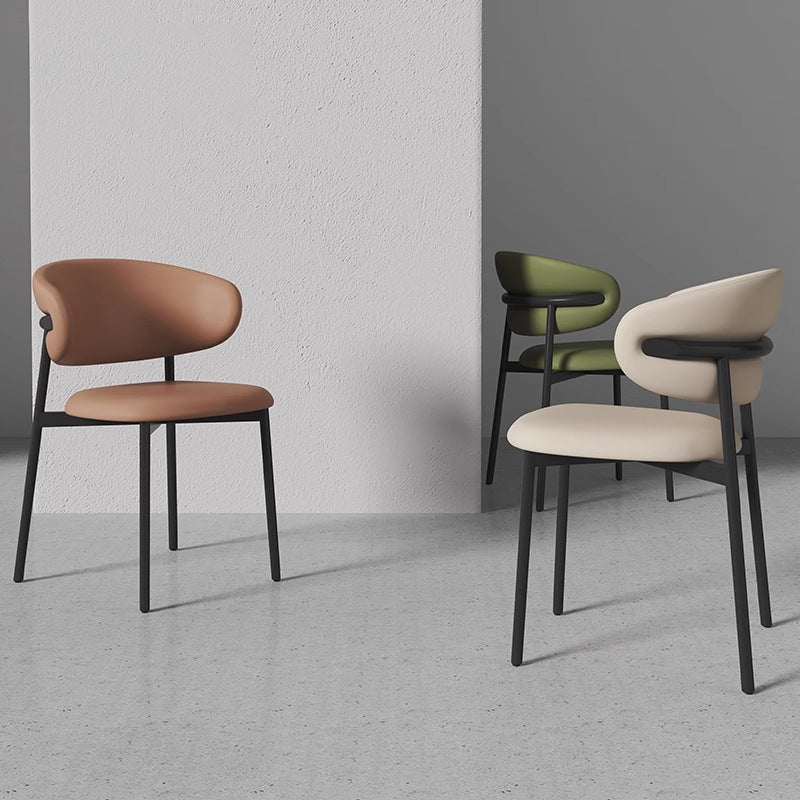 Minimalistischer Premium Esszimmerstuhl mit Rückenlehne