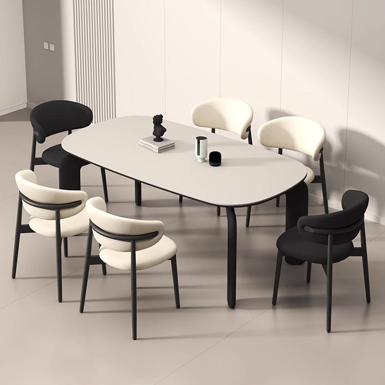 Minimalistischer Premium Esszimmerstuhl mit Rückenlehne