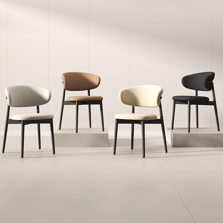 Minimalistischer Premium Esszimmerstuhl mit Rückenlehne