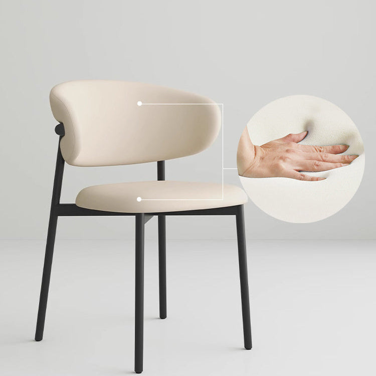 Minimalistischer Premium Esszimmerstuhl mit Rückenlehne
