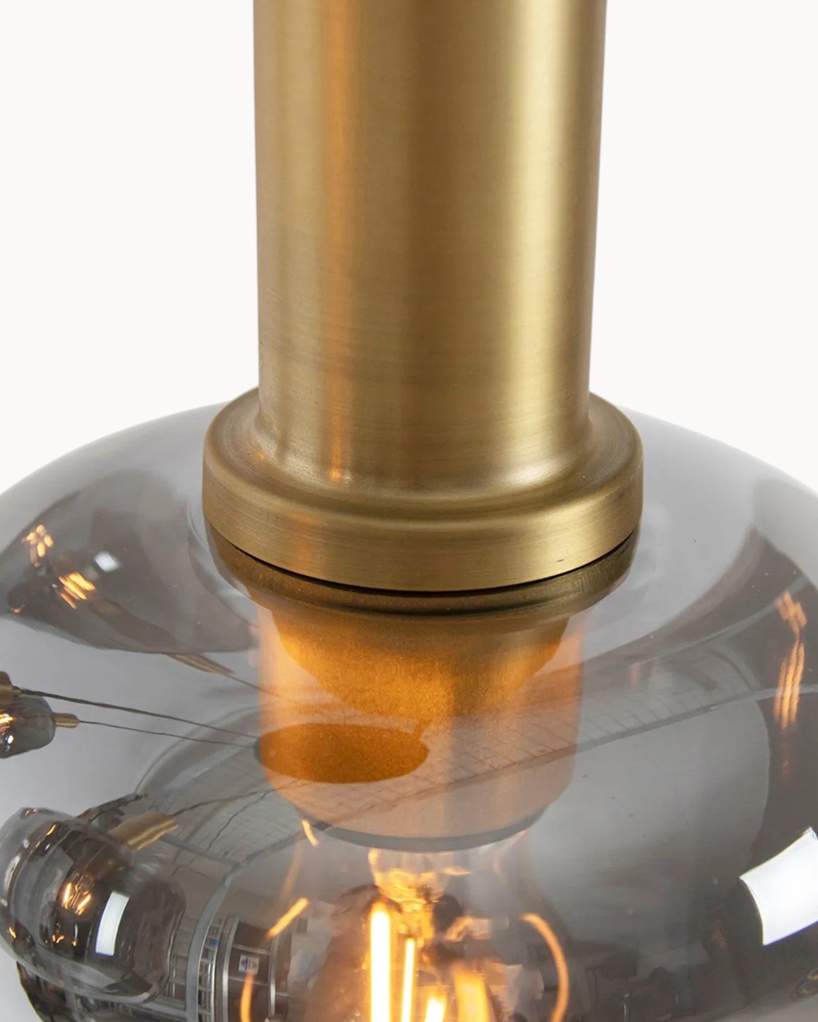 Nordic Pendelleuchte - Moderne Glas Hängelampe 5-flammig Schwarz