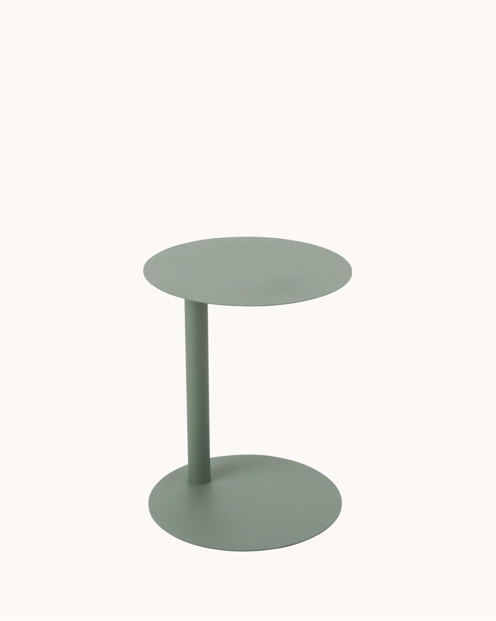 J-Line – Round Metal Side Table – Green | Sturdy Iron Design