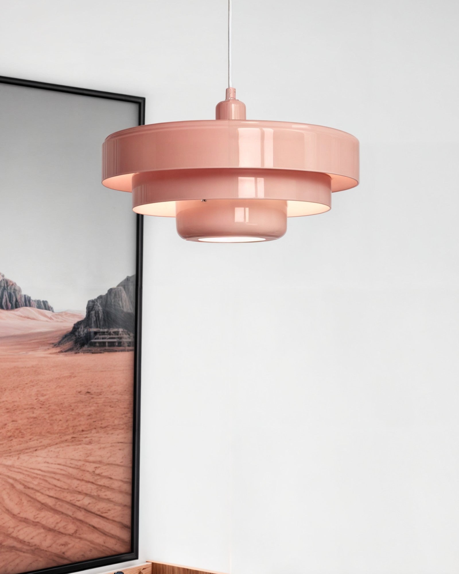 Loft Lampe – Mid-Century Pendelleuchte, Schwarzgold-Finish