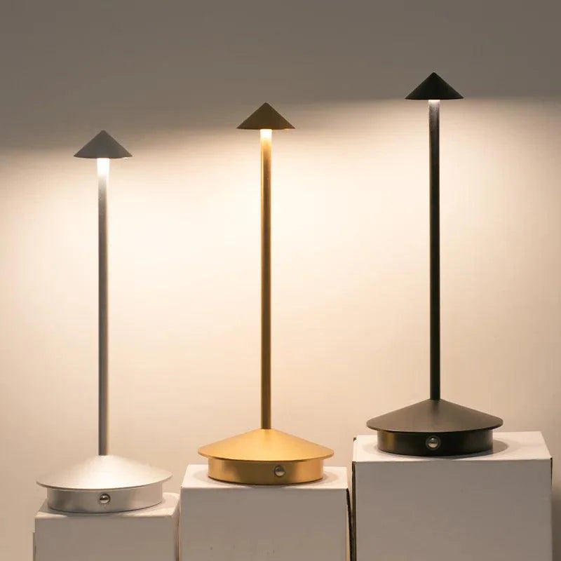 LichtGleam | Kabellose Tischleuchte - Lunensa