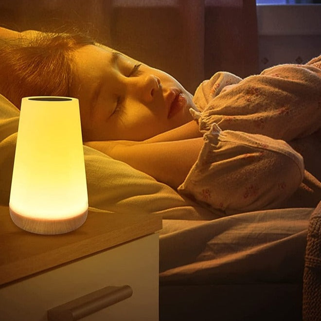 Touch Nachtlicht USB Wiederaufladbar | Touch Sensor | Farbwechsel | Sanftes Licht | Leselicht & Romantische Stimmung