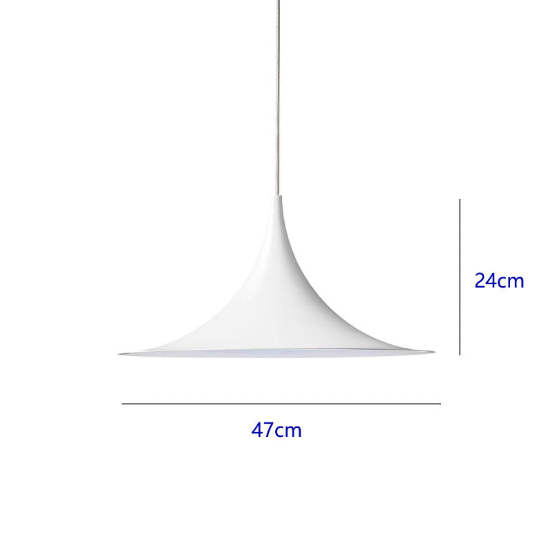 Minimalistische Trompeten-Design Pendelleuchte – Moderne Hängelampe mit 3 Lichtfarben