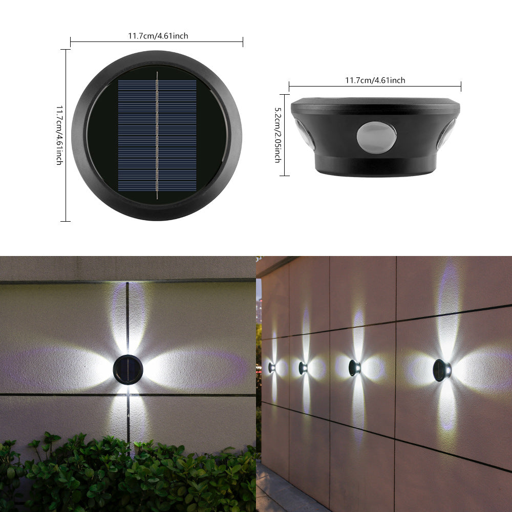 Solar-Powered Outdoor Wall Light
