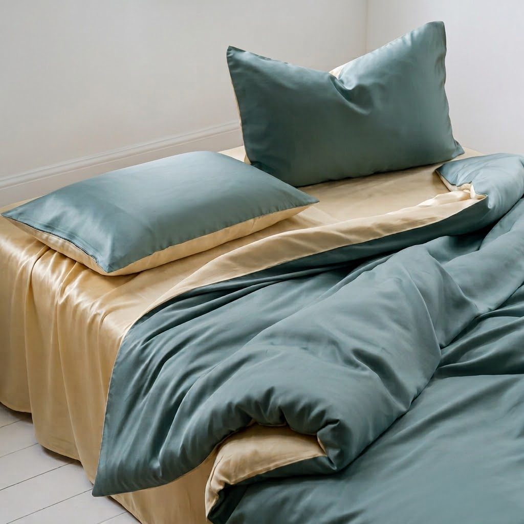 Summer Cooling Silk Bedding Set