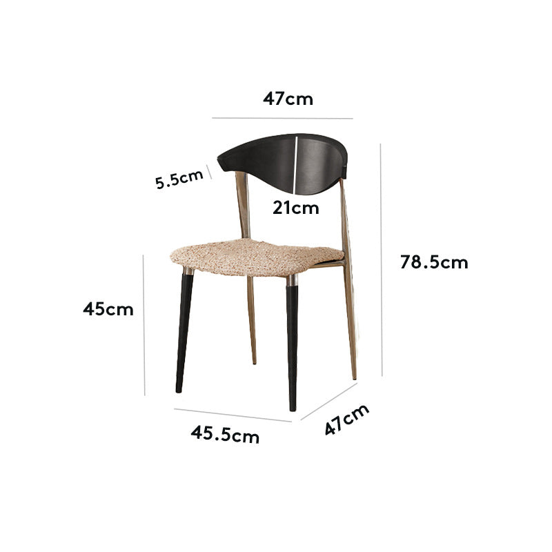 Mid-Century Moderner Massivholz Esszimmerstuhl