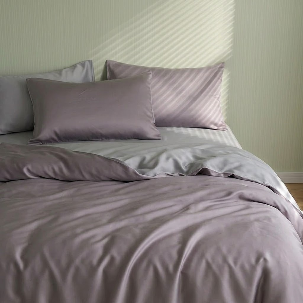 Summer Cooling Silk Bedding Set
