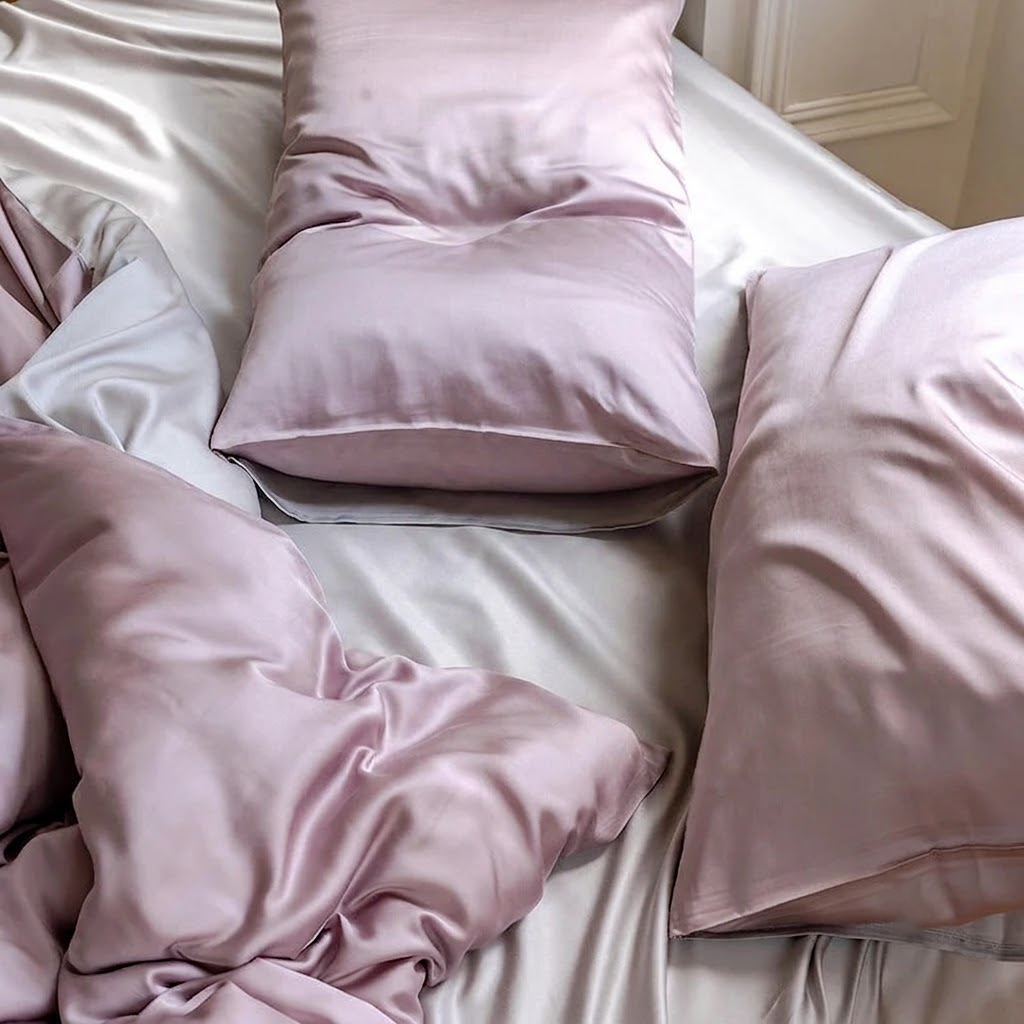 Summer Cooling Silk Bedding Set