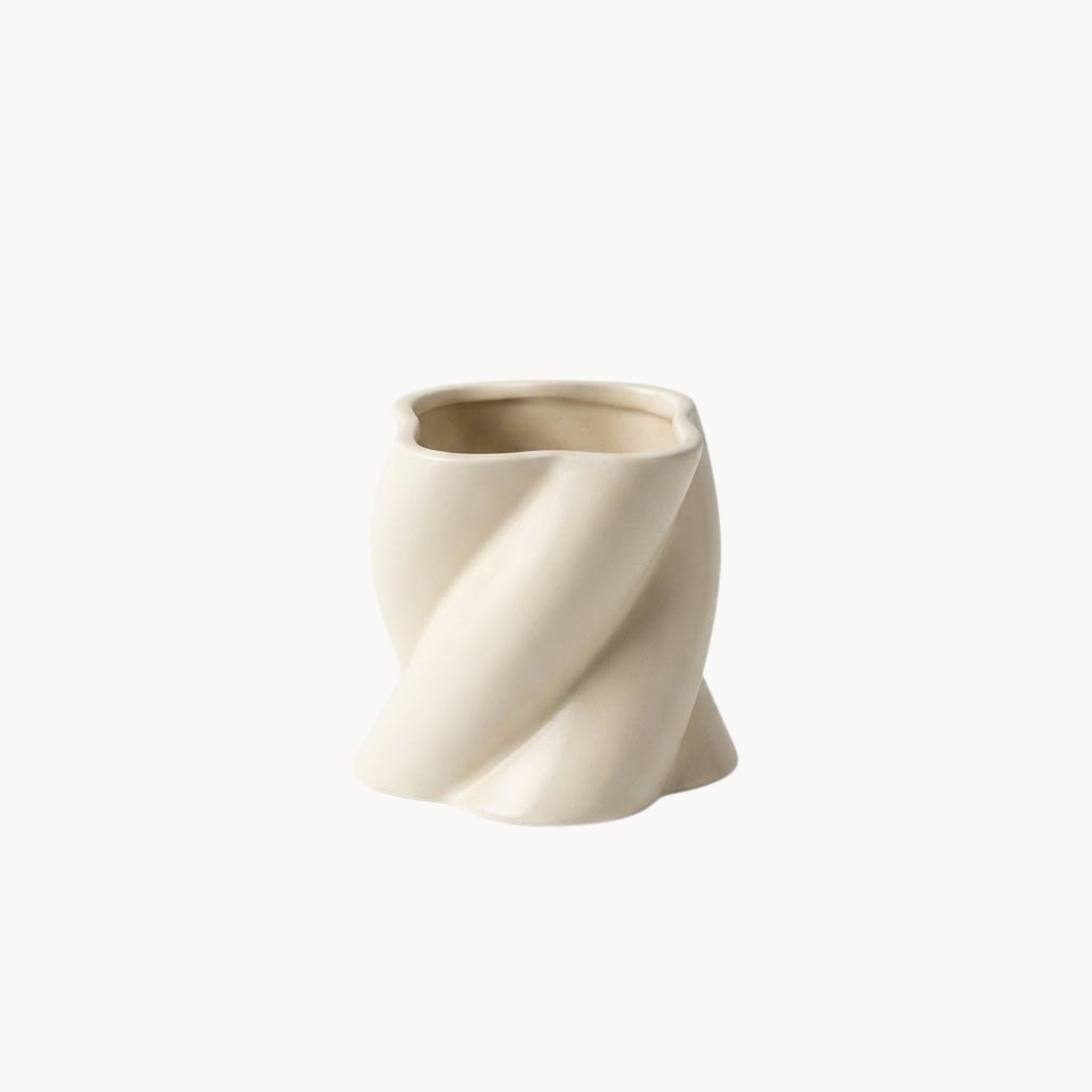 Minimalist Ceramic Utensil Holder in Sculptural Design