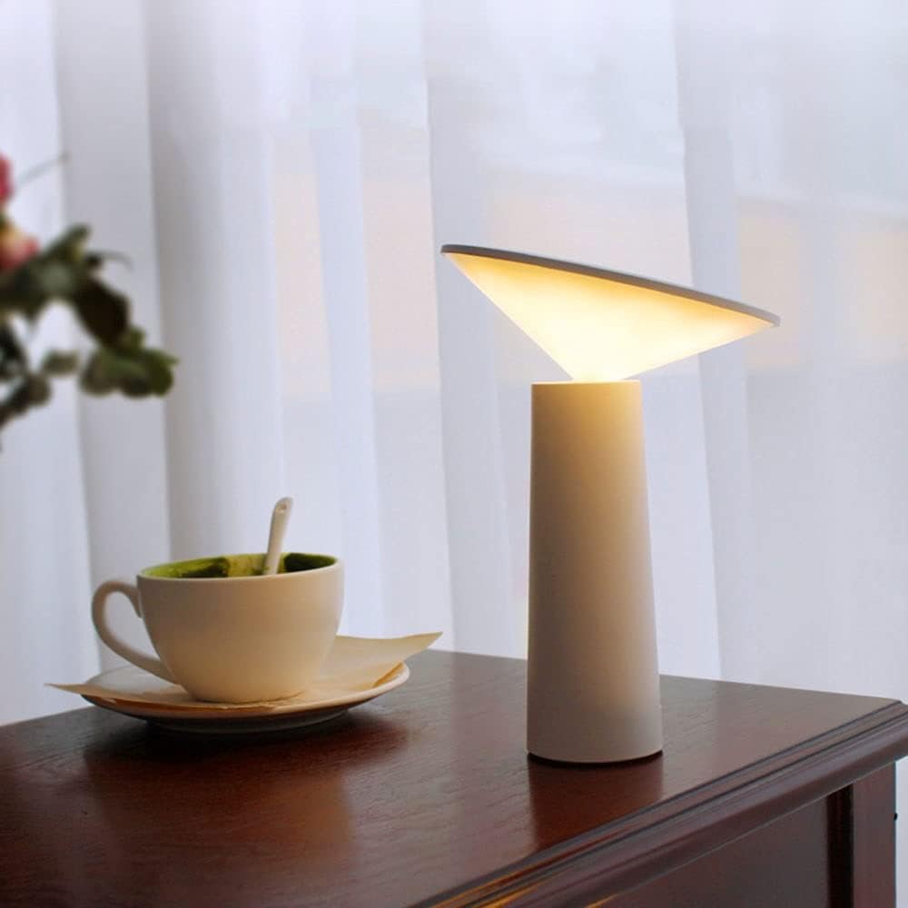 LED Tafellamp | Dimbaar, 360° Draaibaar, 2000 mAh Batterij | Modern Design