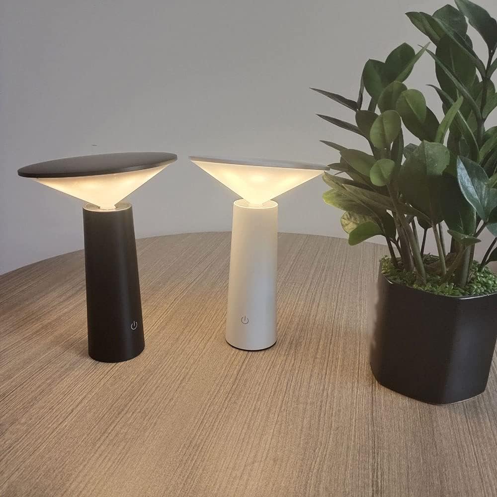 LED Tafellamp | Dimbaar, 360° Draaibaar, 2000 mAh Batterij | Modern Design