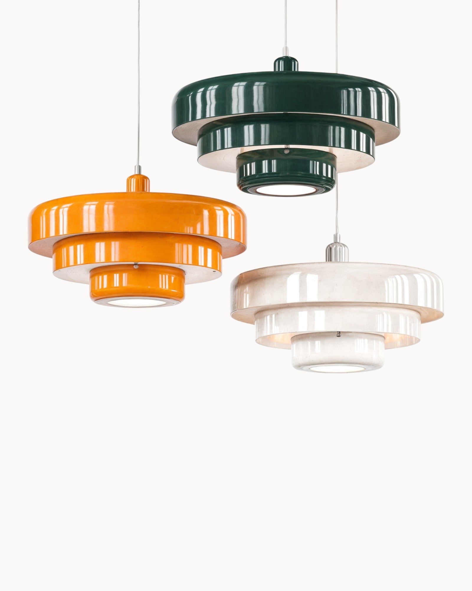 Loft Lampe – Mid-Century Pendelleuchte, Schwarzgold-Finish
