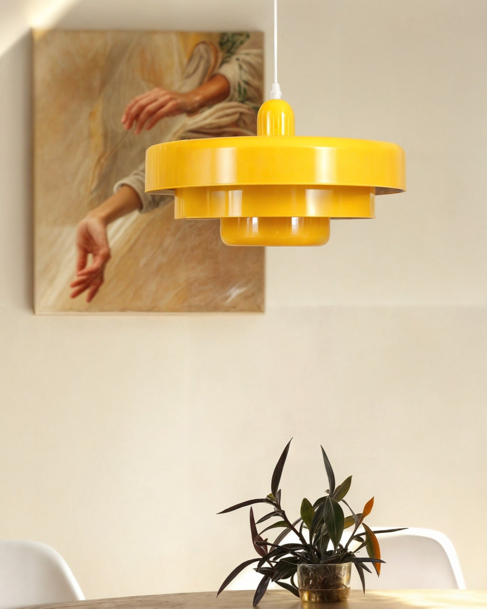 Loft Lampe – Mid-Century Pendelleuchte, Schwarzgold-Finish