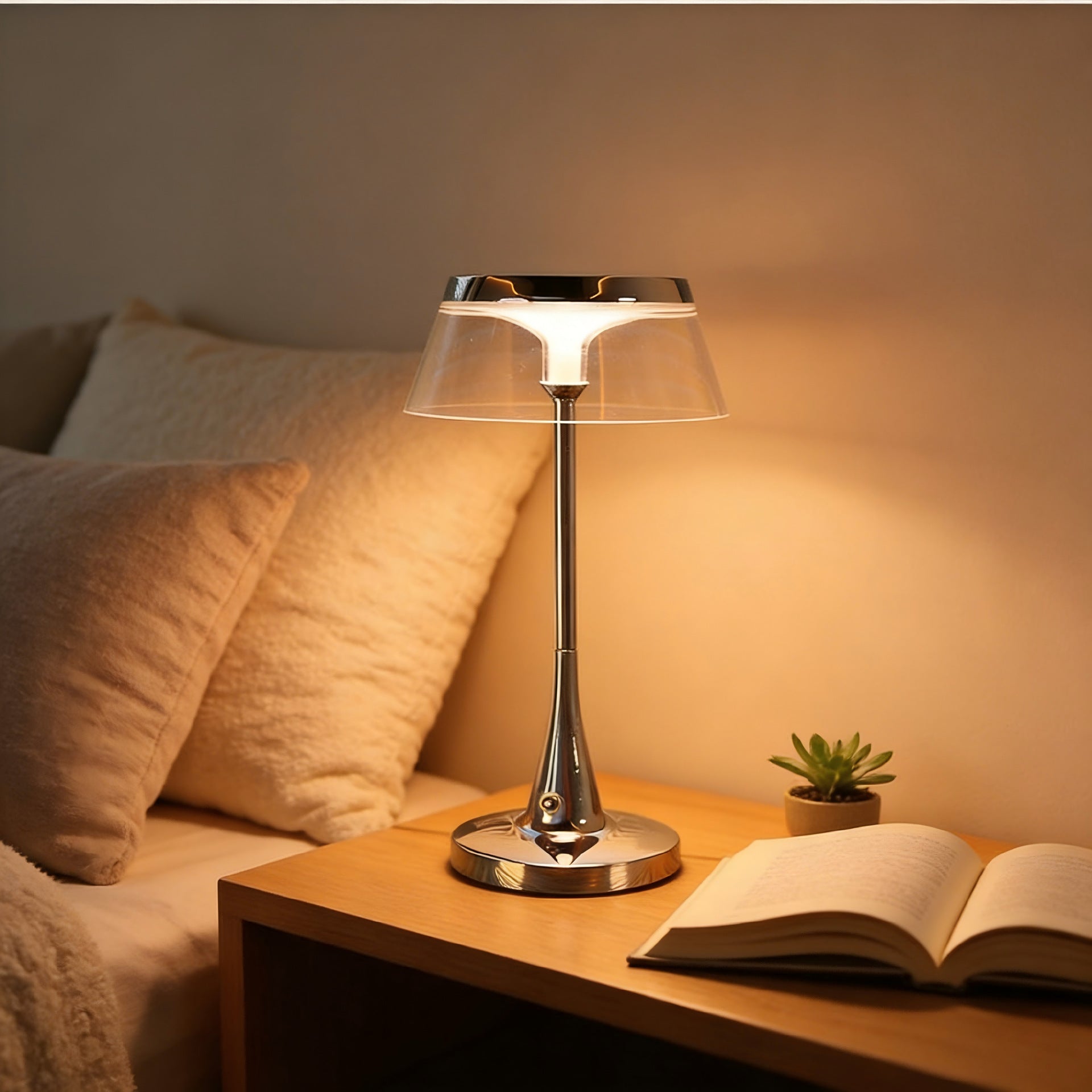 Minimalist Rechargeable Table Lamp for Bar Atmosphere